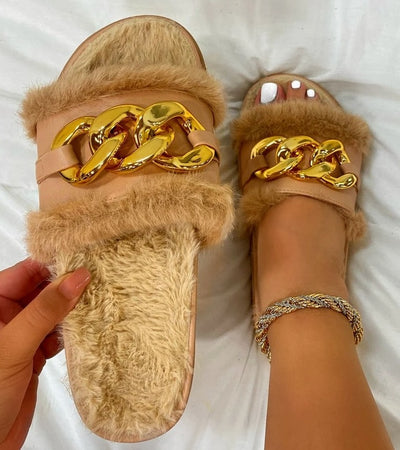 Sandália Ladie Luxury Chain