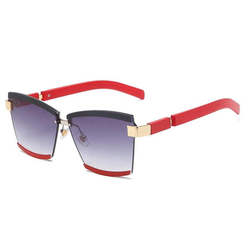 Óculos de Sol Feminino Rimless Vintage