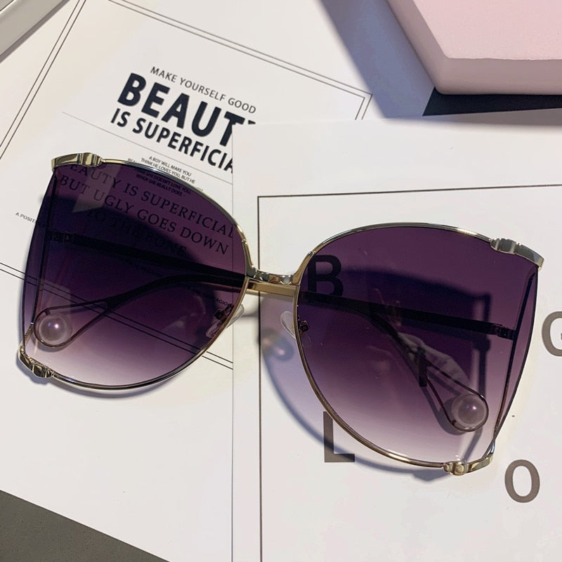 Óculos de Sol Gold Ladie Luxury